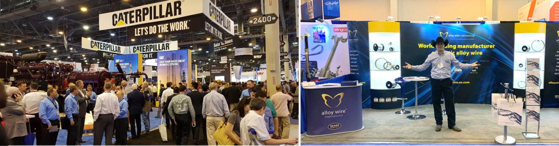 Brewing up a storm at OTC - Alloy Wire International 2