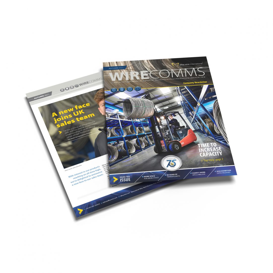 Autumn 2021 Newsletter is out now - Alloy Wire International 9