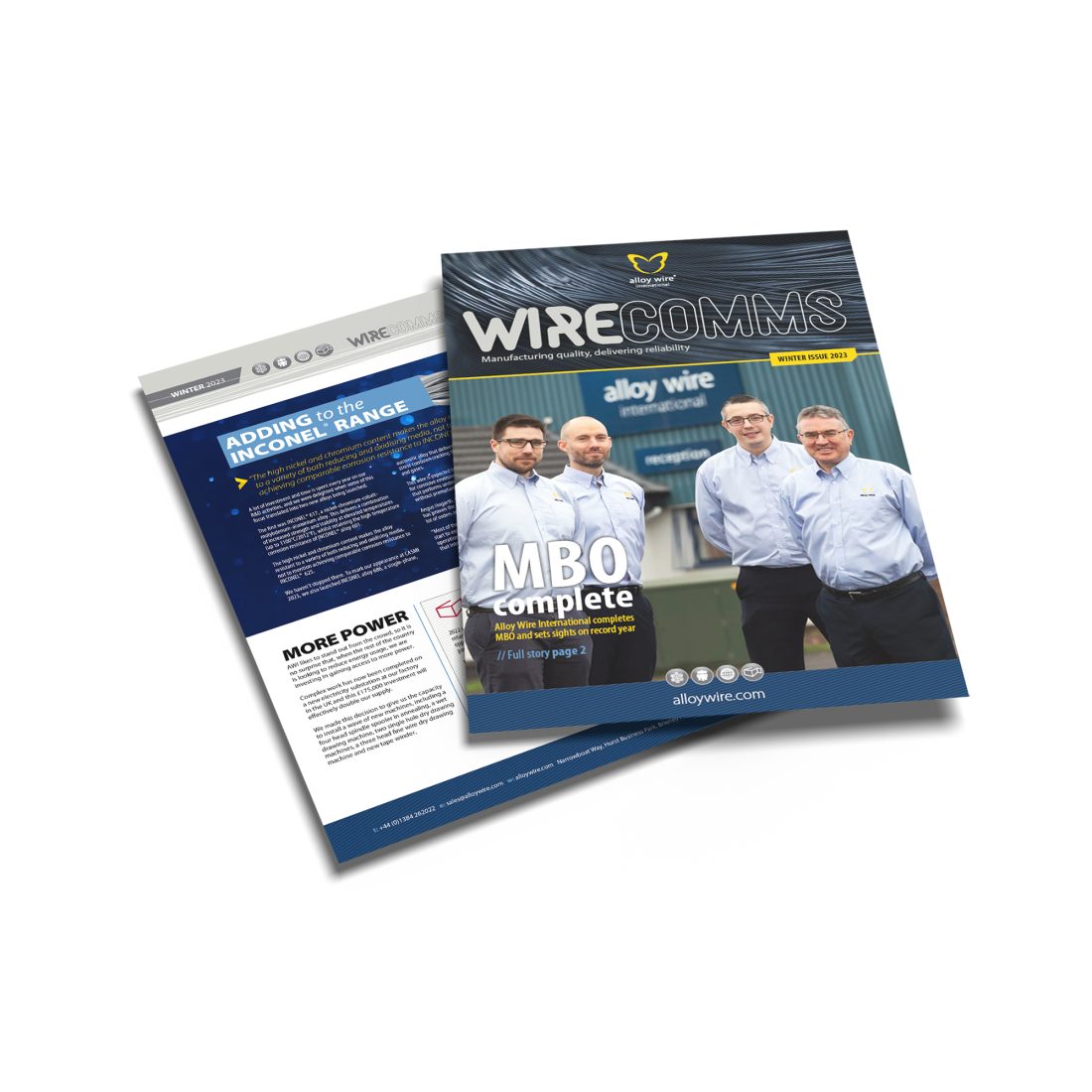 Winter 2023 Newsletter is out now - Alloy Wire International 10