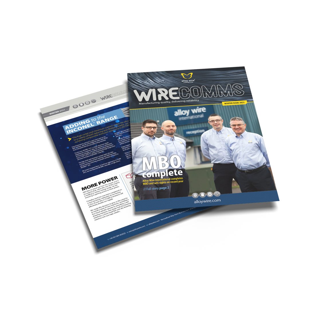 Winter 2023 Newsletter is out now 1 Winter 2023 Newsletter is out now - Alloy Wire International 1