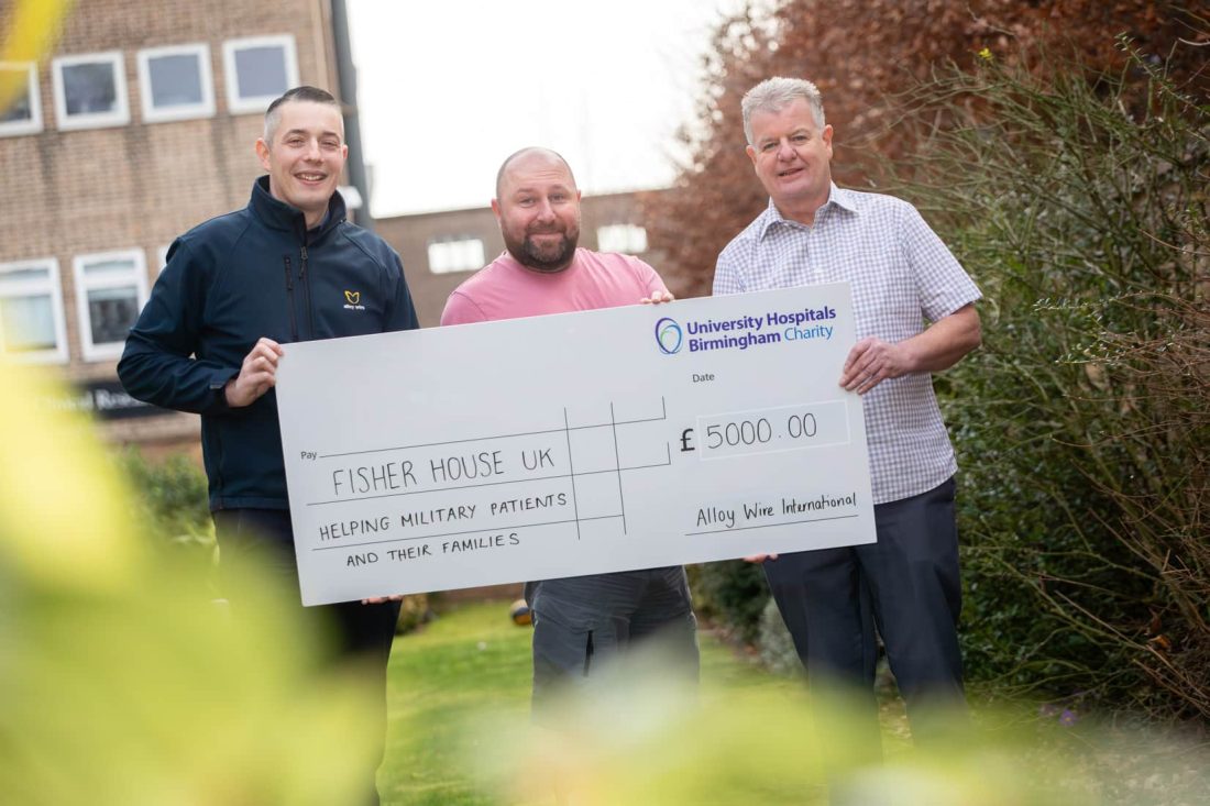 AWI donates £5k to Fisher House 3